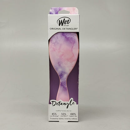 WET BRUSH (4 PACK) Original Detangler Hair Brush Pink / Purple Watermark Pattern